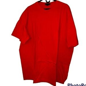 Lands’ End orange Tee, NWOT, all cotton, XXL.